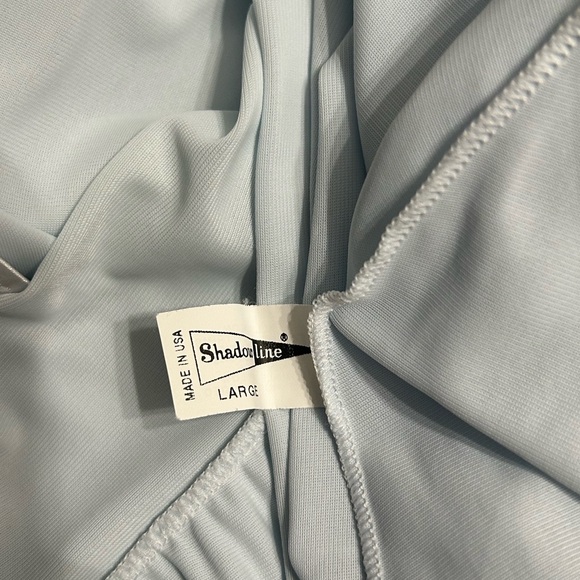 Shadowline Beloved Flutter Sleeve Lace Babydoll Long Nightgown Size L - Picture 9 of 11